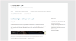 Desktop Screenshot of localizzatoregps.com